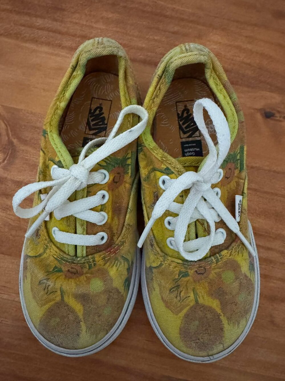 VANS X Van Gogh Limited Edition Sunflower Kids/Toddler 10
